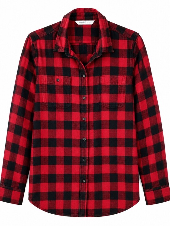 Woolrich Tops - Woolrich Pemberton Red and Black Buffalo Plaid Shirt Jacket L